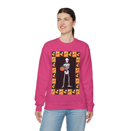 Candy Corn Skeleton Unisex Heavy Blend™ Crewneck Sweatshirt
