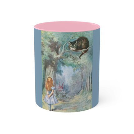 “I growl when I’m pleased, and wag my tail when I’m angry” by Sir John Tenniel Colorful Mugs, 11oz