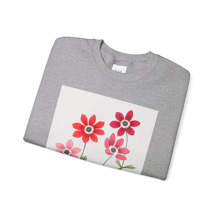 Anemoon, Anemone by Anselmus Boëtius de Boodt Heavy Blend™ Crewneck Sweatshirt