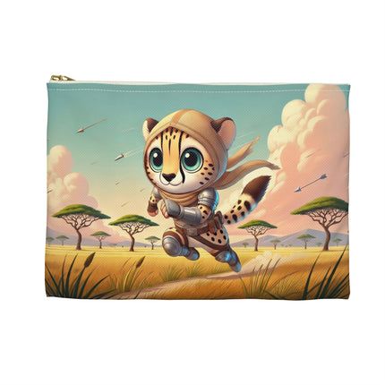 The Swift Cheetah Flat Pouch – Speed, Adventure & Bold Savanna Spirit