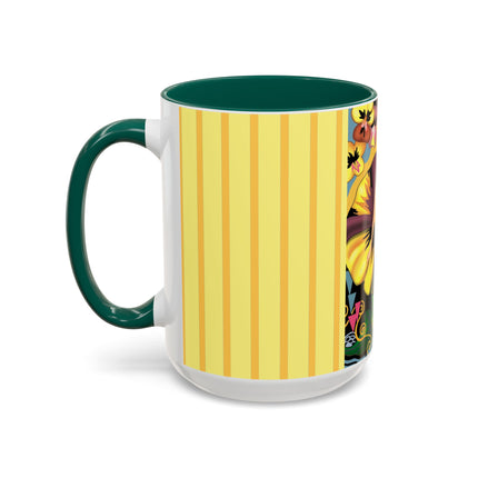 Enchanted Pansy Elegance Colorful Mugs (11oz, 15oz)