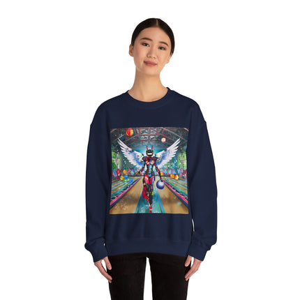 Samurai Robot Angels Unisex Heavy Blend™ Crewneck Sweatshirt