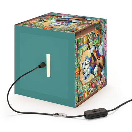 Melodies of the Snow Lion Cub Light Cube Lamp