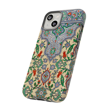 Arabic Art Pattern, Plate by Emile Prisse d’Avennes Phone Cases