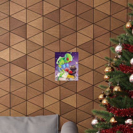 Cosmic Clash Premium Matte Vertical Posters
