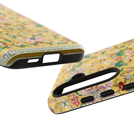 Yellow Botanical Pattern by Owen Jones Phone Cases