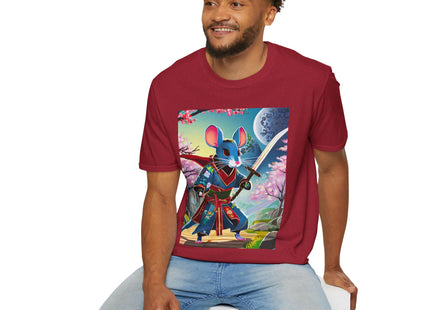 Cyber Samurai Rat Softstyle T-Shirt