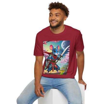 Cyber Samurai Rat Softstyle T-Shirt