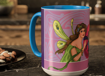 The Fairy’s Blossom Colorful Mugs (11oz, 15oz)