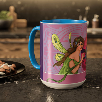 The Fairy’s Blossom Colorful Mugs (11oz, 15oz)