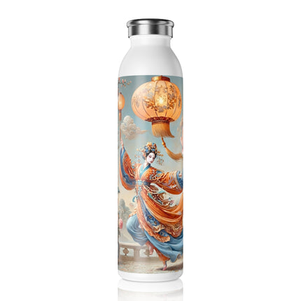 Golden Dragon & Lantern Lady Slim Water Bottle 20oz – Imperial Dragon & Elegant Harmony