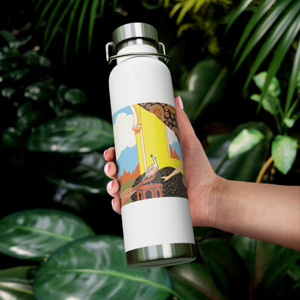 Glimpses of Opulence by Ezio Anichini Copper Vacuum Insulated Bottle, 22oz