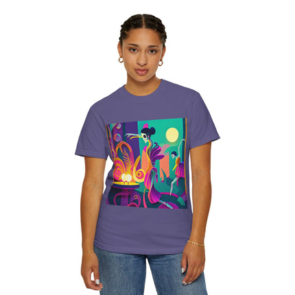 Dance of the Skeleton Ballerinas Unisex Garment-Dyed T-shirt
