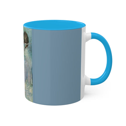 “I growl when I’m pleased, and wag my tail when I’m angry” by Sir John Tenniel Colorful Mugs, 11oz