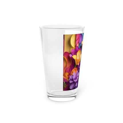 The Graceful Freesia Glass, 16oz