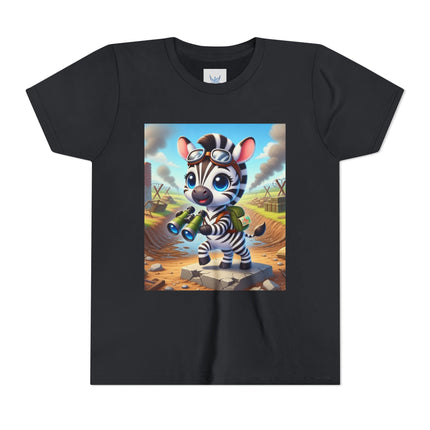 Zebra Lookout Youth Short Sleeve Tee
