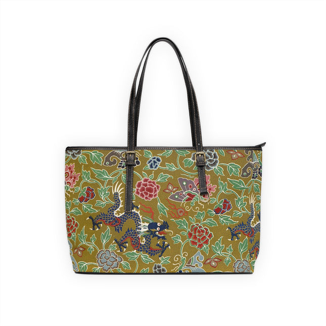Chinois et Japonais 2 by Auguste Racinet PU Leather Shoulder Bag