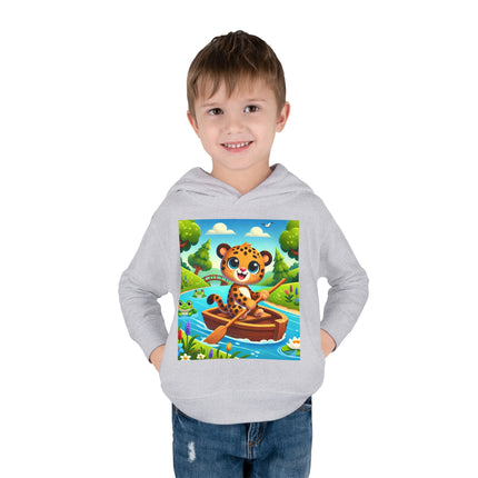 Little Explorer on the River Toddler Pullover Fleece Hoodie