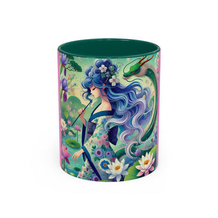Fairy of the Koi Pond Colorful Mugs (11oz, 15oz)