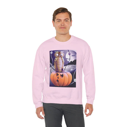 The Startled Pumpkin Unisex Heavy Blend™ Crewneck Sweatshirt