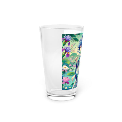Fairy of the Koi Pond Glass, 16oz
