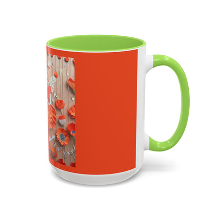 Poppy Fairy Colorful Mugs (11oz, 15oz)