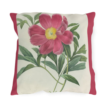 Choix des plus belles fleurs, Plate 075 by Pierre Joseph Redouté Outdoor Pillows