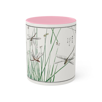 Dragonflies by Morimoto Toko Colorful Mugs, 11oz