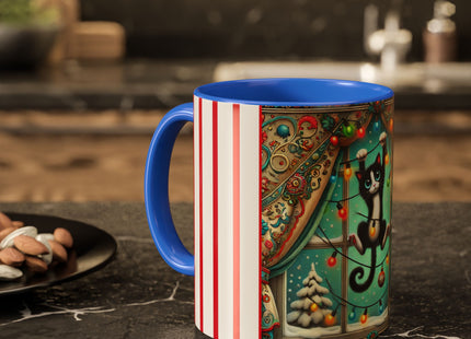Mischief in Tinselland Colorful Mugs (11oz, 15oz)