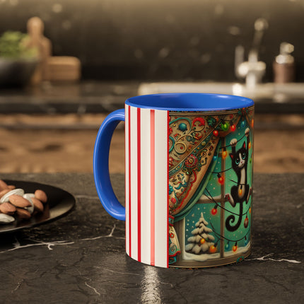 Mischief in Tinselland Colorful Mugs (11oz, 15oz)