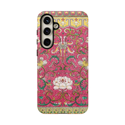 Pink Floral Pattern by Owen Jones Phone Cases