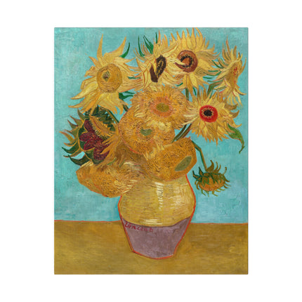 Vase with Twelve Sunflowers by Vincent Van Gogh Matte Canvas, Stretched, 0.75”