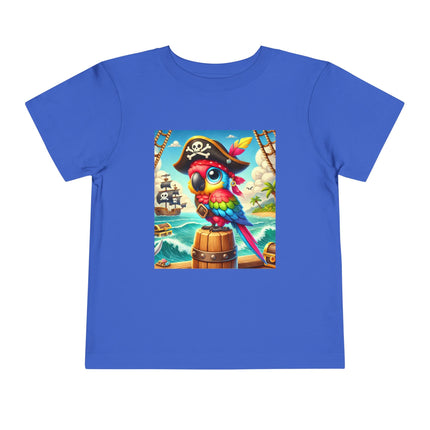 Captain Parrot and the Treasure Seas Toddler Short Sleeve Tee