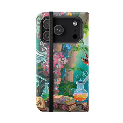 🦉✨ Owl's Magical Workshop Flip Case – Enchanted Wisdom & Arcane Wonder
