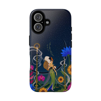🌙🕯️ The Lady Of The Midnight Garden Phone Case – Art Deco Nocturne