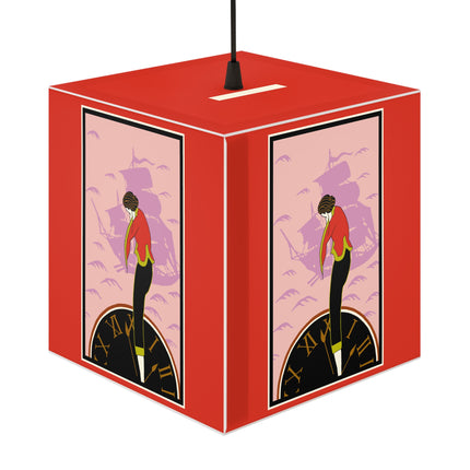 Woman Waiting for her Beloved at 1:59 by Kobayashi Kaichi Light Cube Lamp