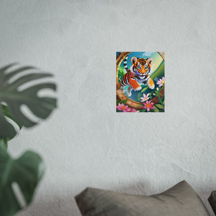 Majestic Tiger Cub Fine Art Posters