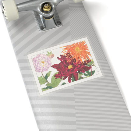 Dahlia by Tanigami Kônan Kiss-Cut Stickers (4 Sizes)