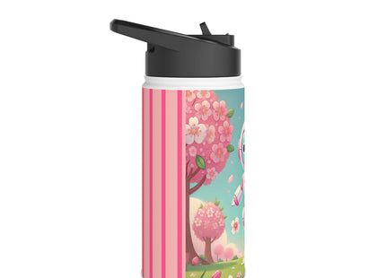 Sakura Sentinel Stainless Steel Water Bottle, Standard Lid