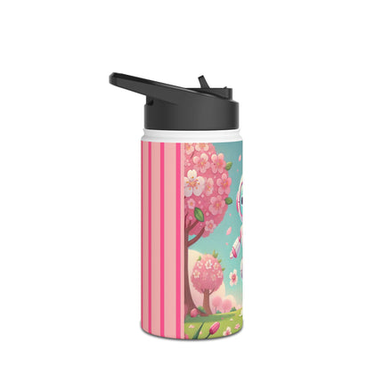 Sakura Sentinel Stainless Steel Water Bottle, Standard Lid