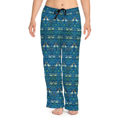 Birds by William Morris Women's Pajama Pants (AOP)