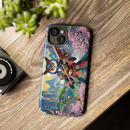 Cyberpunk Samurai Owl Phone Cases