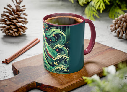 Mermaid Queen Rising from the Deep Colorful Mugs (11oz, 15oz)