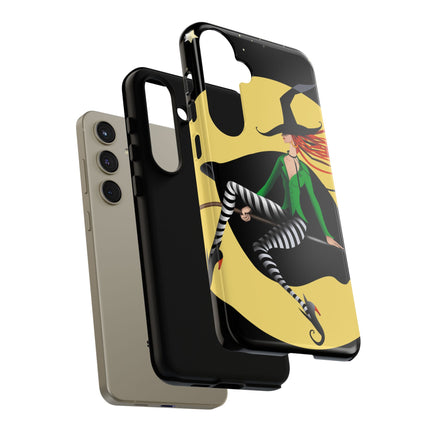 A Witch’s Moonlit Flight Phone Cases