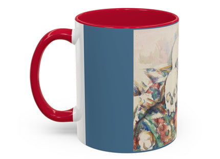 The Three Skulls by Paul Cézanne Colorful Mugs (11oz, 15oz)
