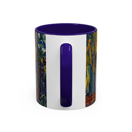 In the Park of St. Cloud by Wassily Kandinsky Colorful Mugs (11oz, 15oz)
