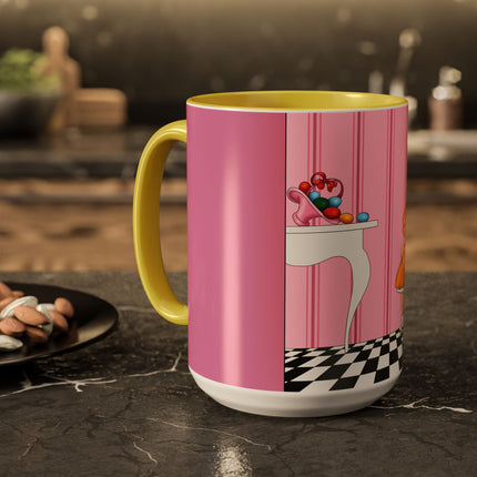 Easter Joy in Deco Hues Colorful Mugs (11oz, 15oz)