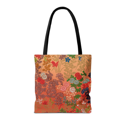 Japanese Flower Pattern by G.A. Audsley Tote Bag (AOP)