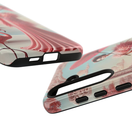 Petals, Porcelain, and Flamingos Phone Cases