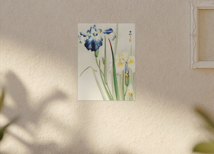 Irises by Ohara Koson Matte Canvas, Stretched, 0.75"